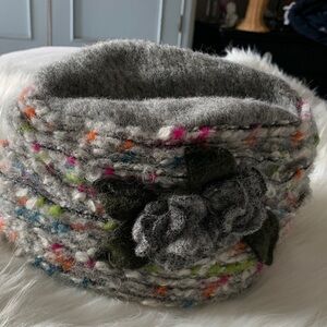 Made in Italy 100% Wool Hat with partial fleece interior lining